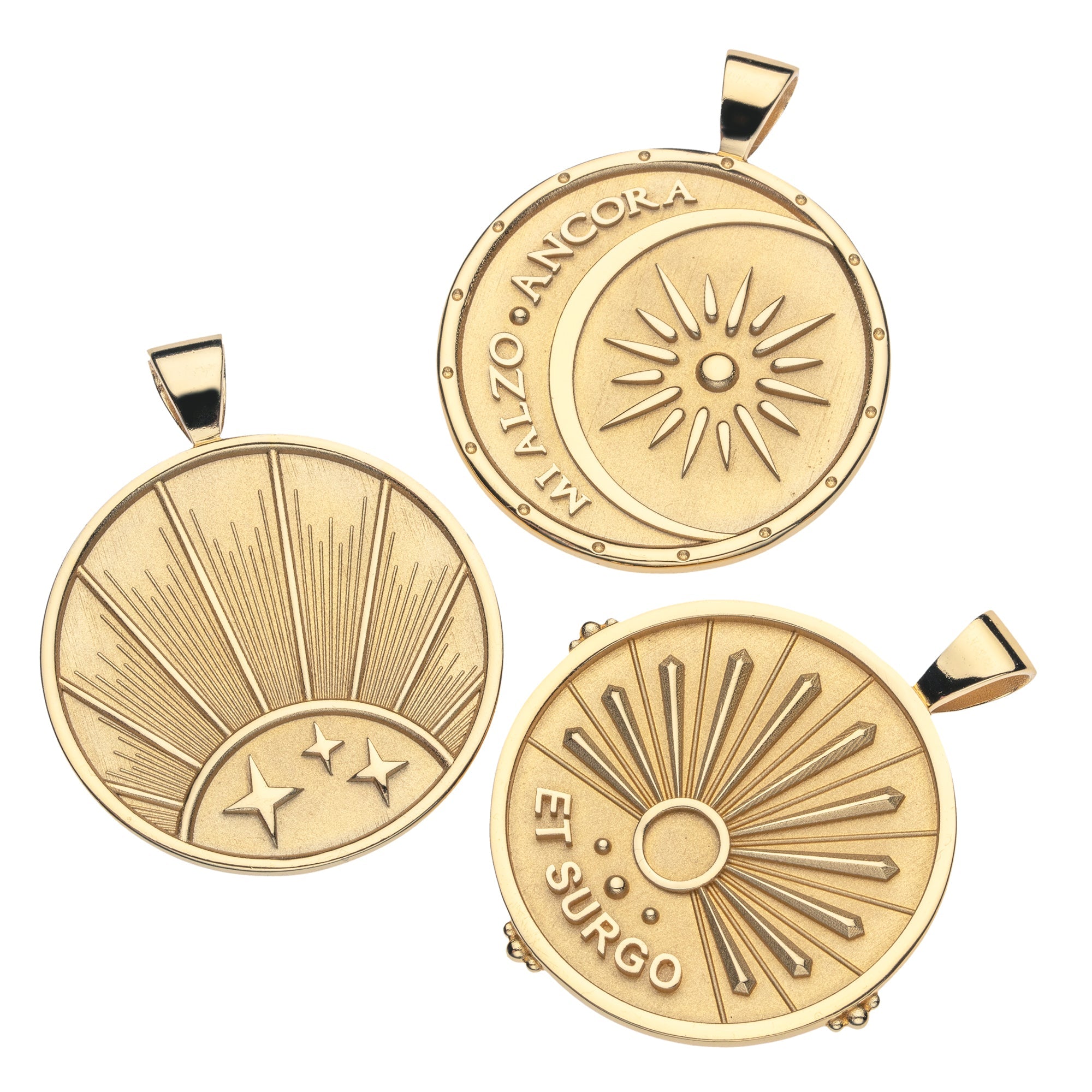 STRONG JW Original Pendant Coin (Rising Sun)