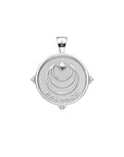 BALANCE JW Small Pendant Coin in Silver