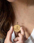 PISCES JW Zodiac Pendant Coin - Feb 19 - Mar 20