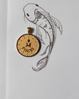 PISCES JW Zodiac Pendant Coin - Feb 19 - Mar 20