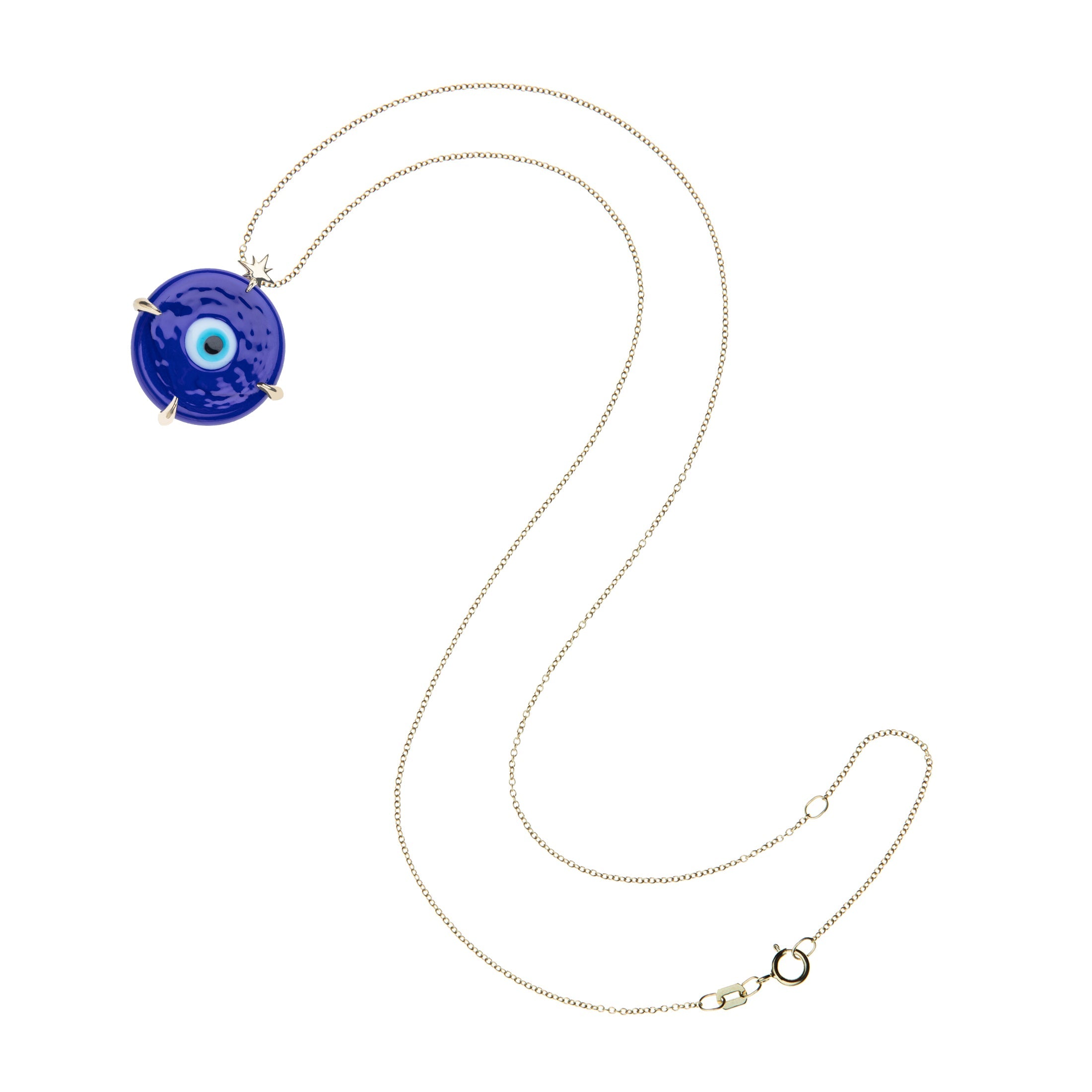 PROTECT Evil Eye & Northstar 10k Pendant