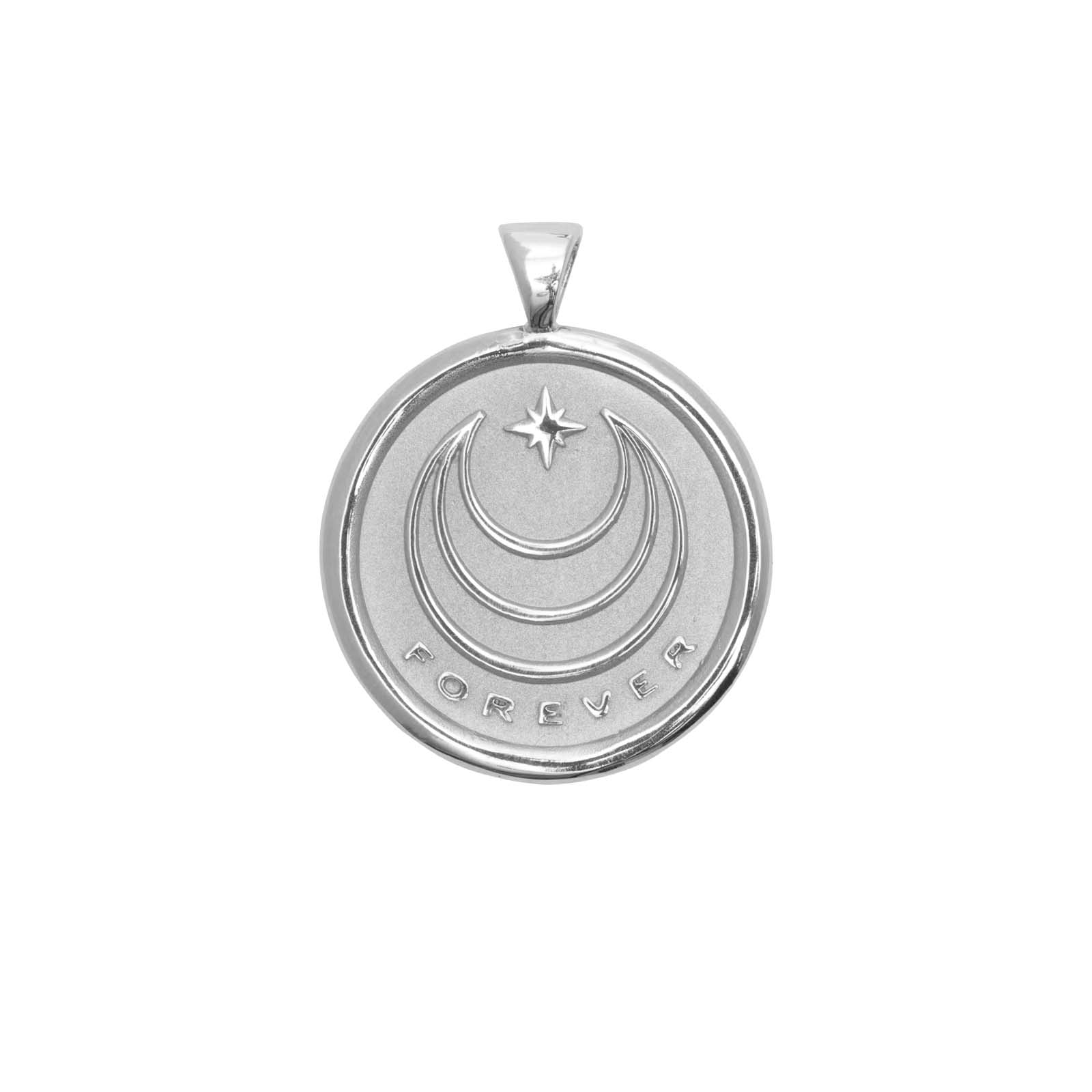 FOREVER JW Original Pendant Coin in Silver