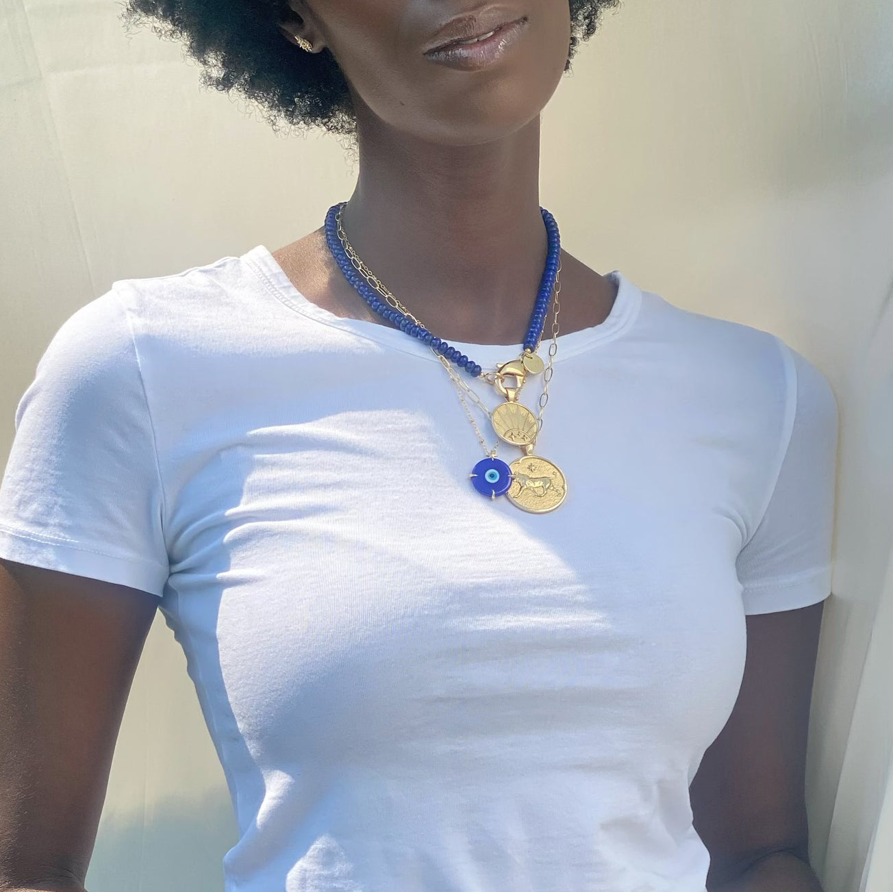 PROTECT Evil Eye & Northstar 10k Pendant