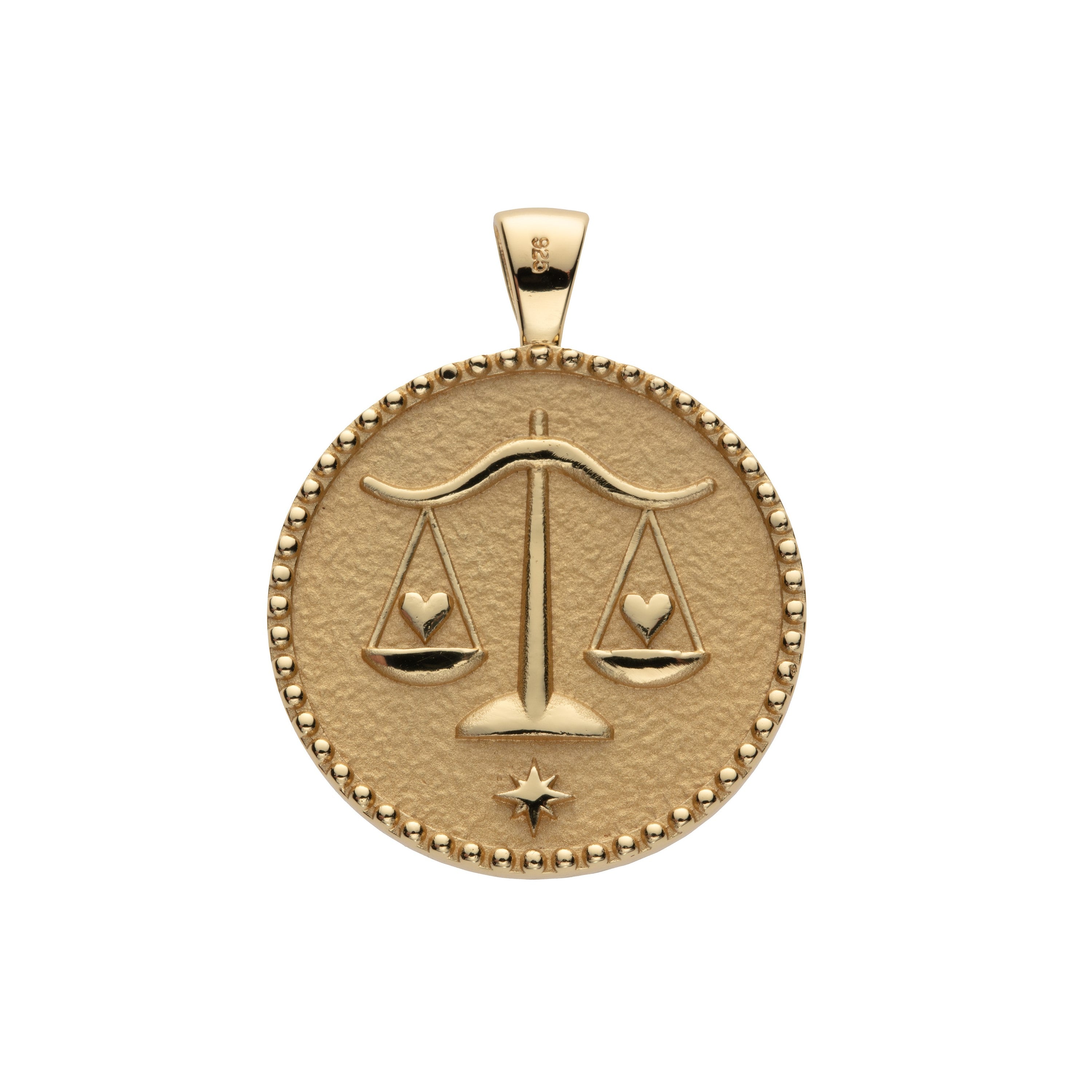 LIBRA JW Zodiac Pendant Coin - Sep 23 - Oct 22