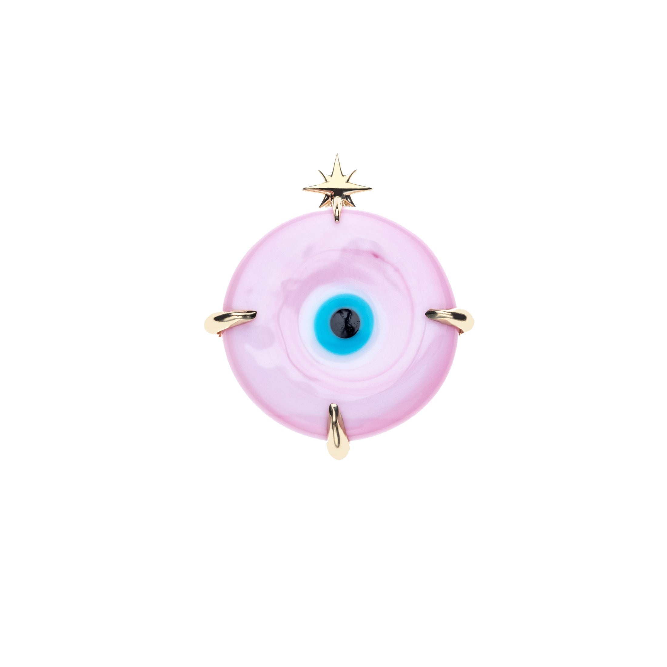 PROTECT Evil Eye & Northstar 10k Pendant