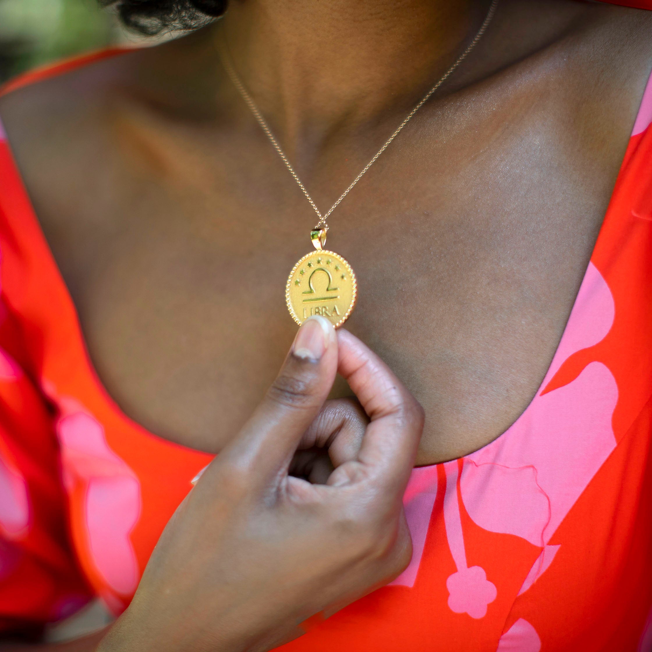 LIBRA JW Zodiac Pendant Coin - Sep 23 - Oct 22